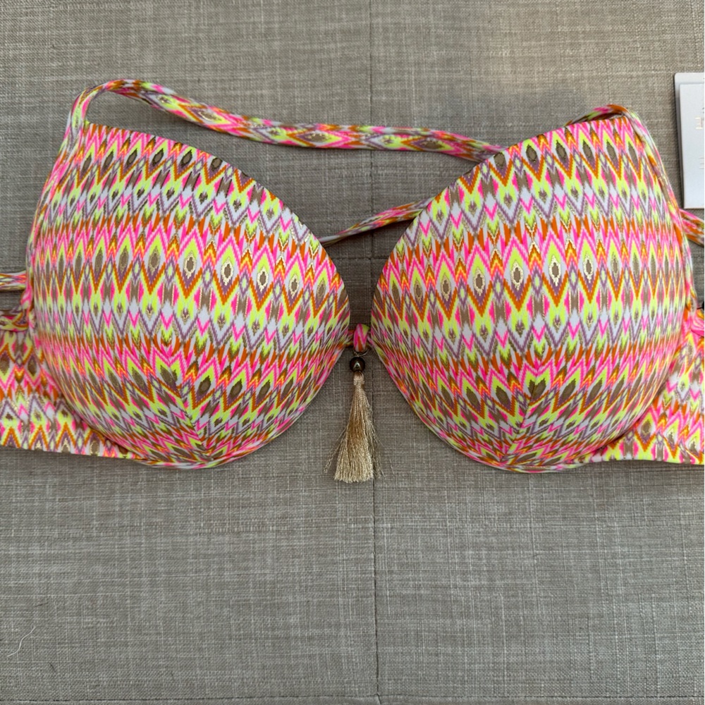 SHADE & SHORE Bikini Top Chevron